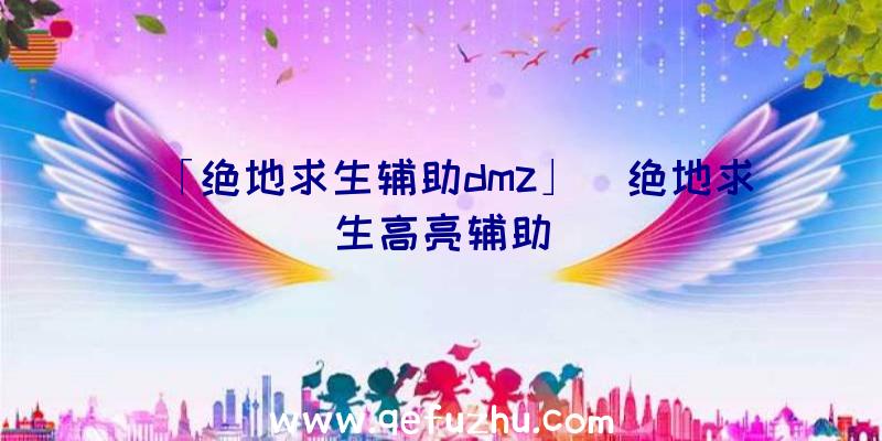 「绝地求生辅助dmz」|绝地求生高亮辅助